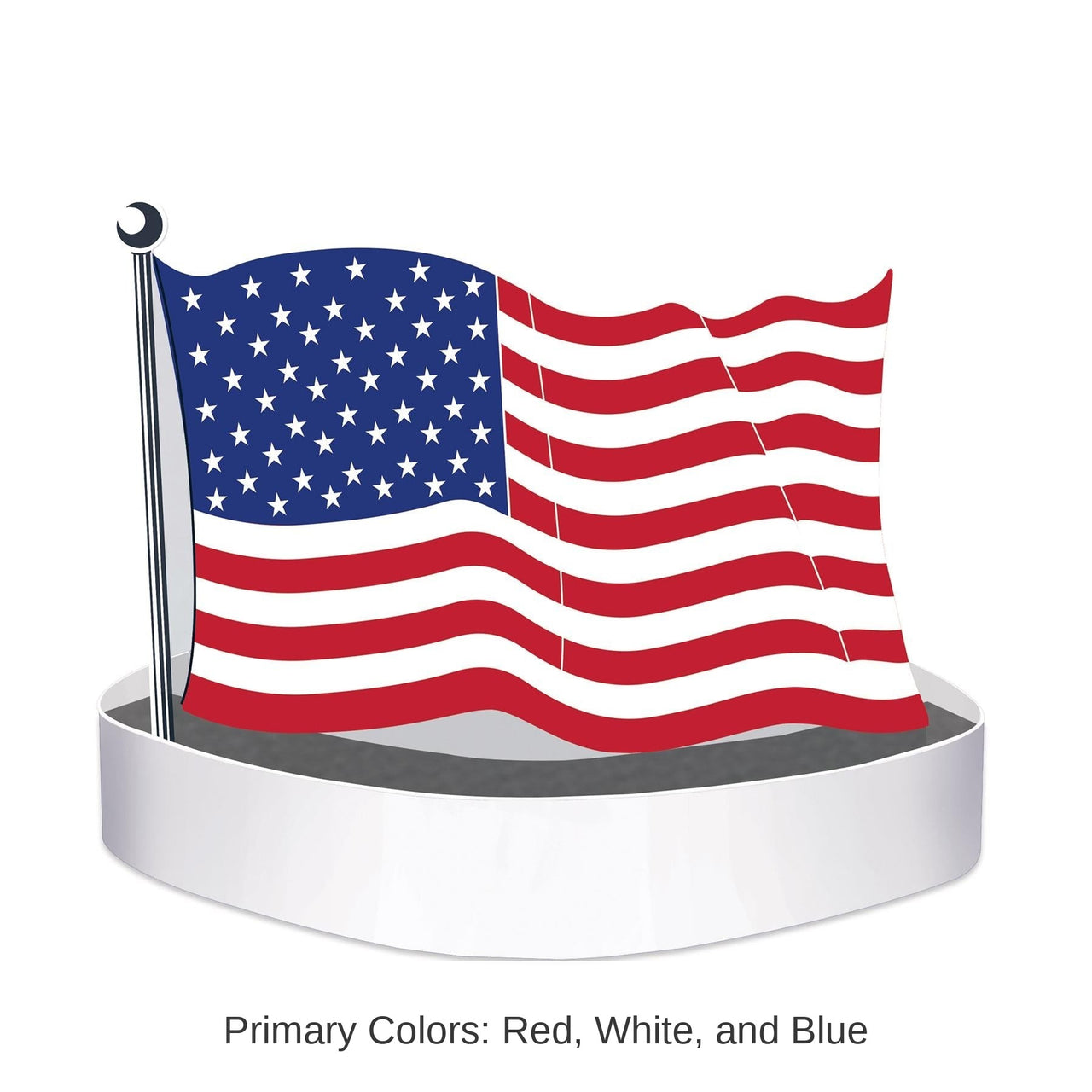 12 Pack Bulk American Flag Headband