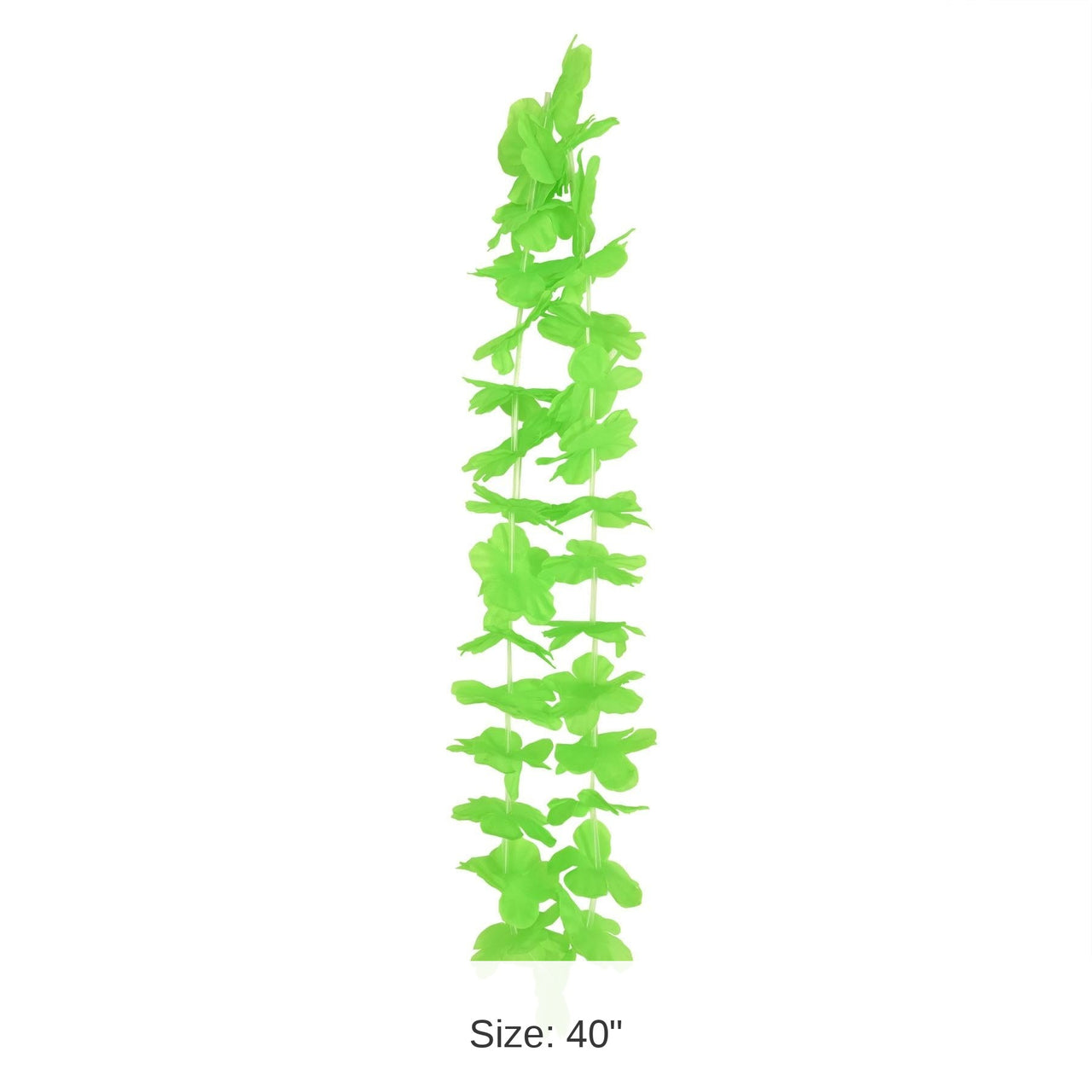 12 Pack Bulk Luau Party Green Hawaiian Lei