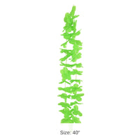 12 Pack Bulk Luau Party Green Hawaiian Lei