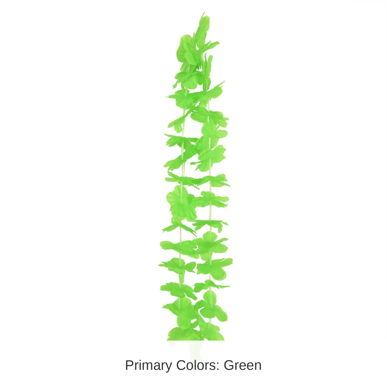 12 Pack Bulk Luau Party Green Hawaiian Lei