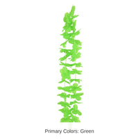 12 Pack Bulk Luau Party Green Hawaiian Lei