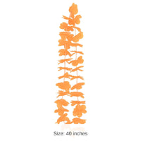 12 Pack Bulk Luau Party Orange Hawaiian Lei