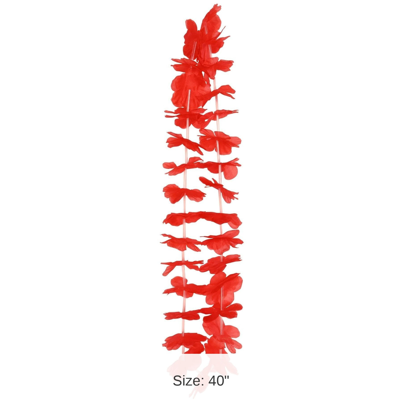 12 Pack Bulk Luau Party Red Hawaiian Lei