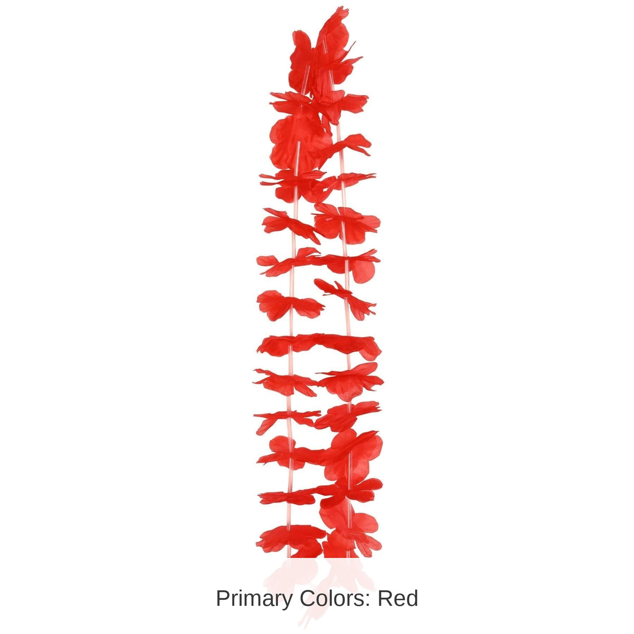 12 Pack Bulk Luau Party Red Hawaiian Lei