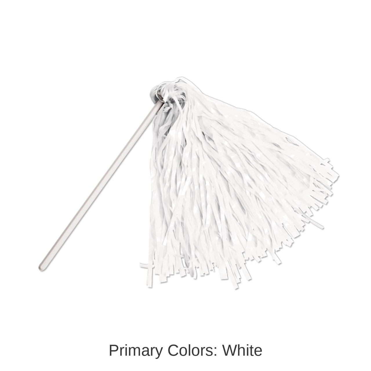 144 Pack Bulk White Poly Pom Poms 512 Strand