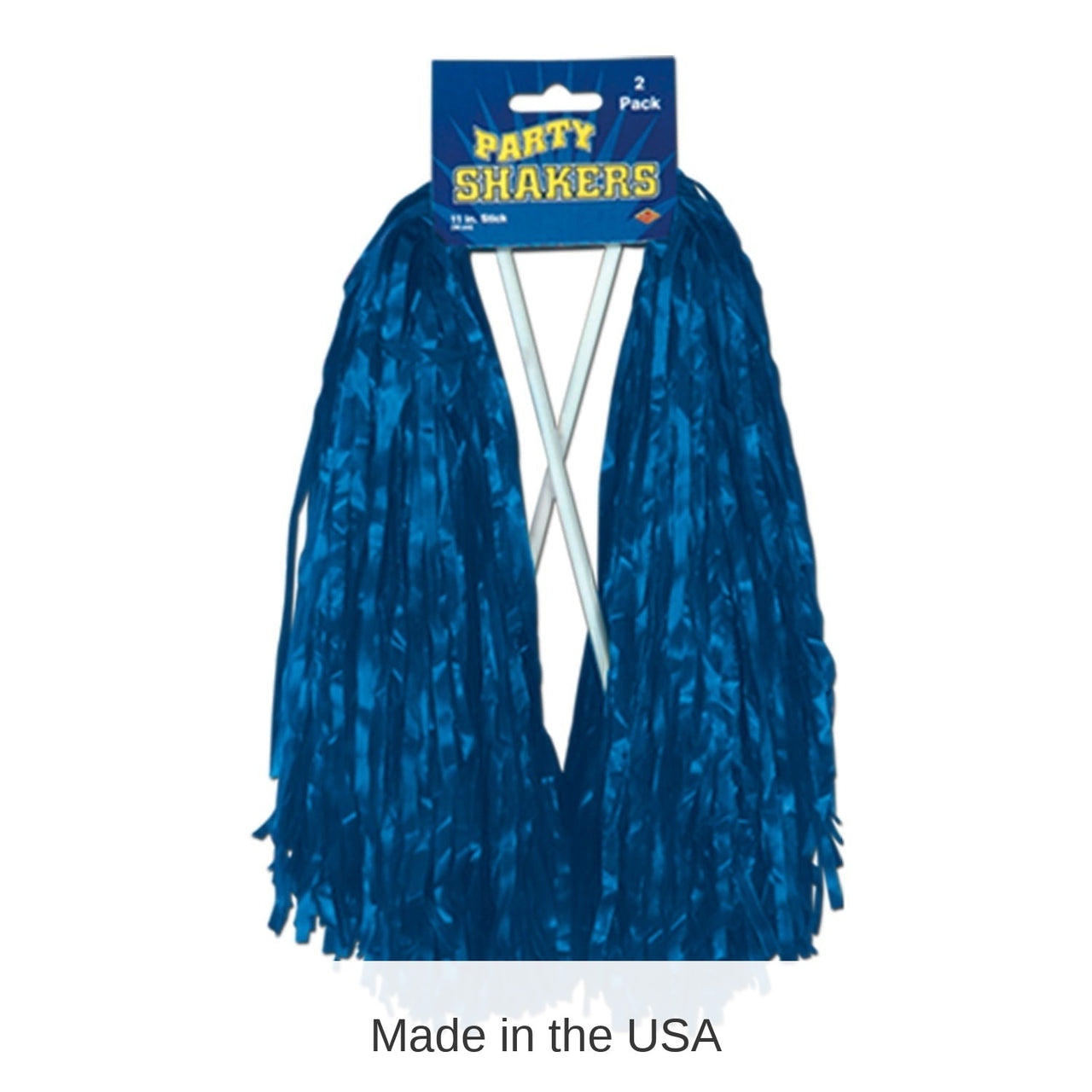 48 Pack Bulk Blue Poly Pom Poms 512 Strands