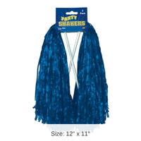 48 Pack Bulk Blue Poly Pom Poms 512 Strands