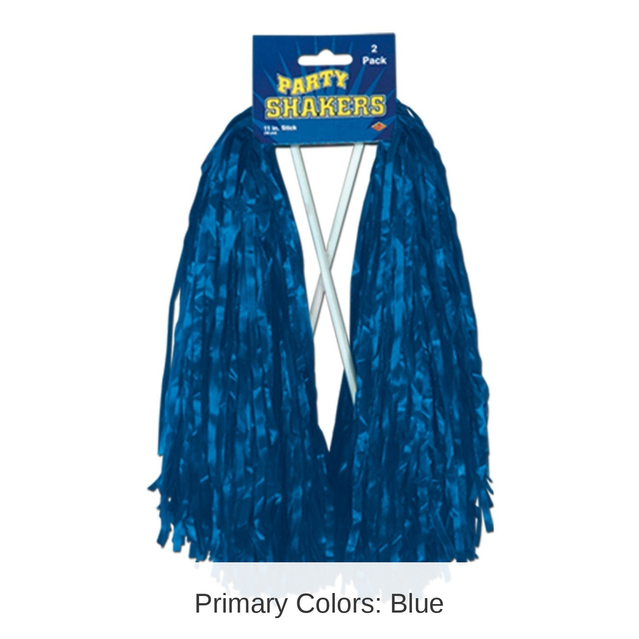 48 Pack Bulk Blue Poly Pom Poms 512 Strands