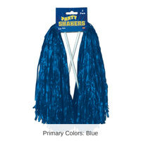 48 Pack Bulk Blue Poly Pom Poms 512 Strands