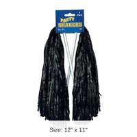 48 Pack Bulk Packaged Pom Poms black