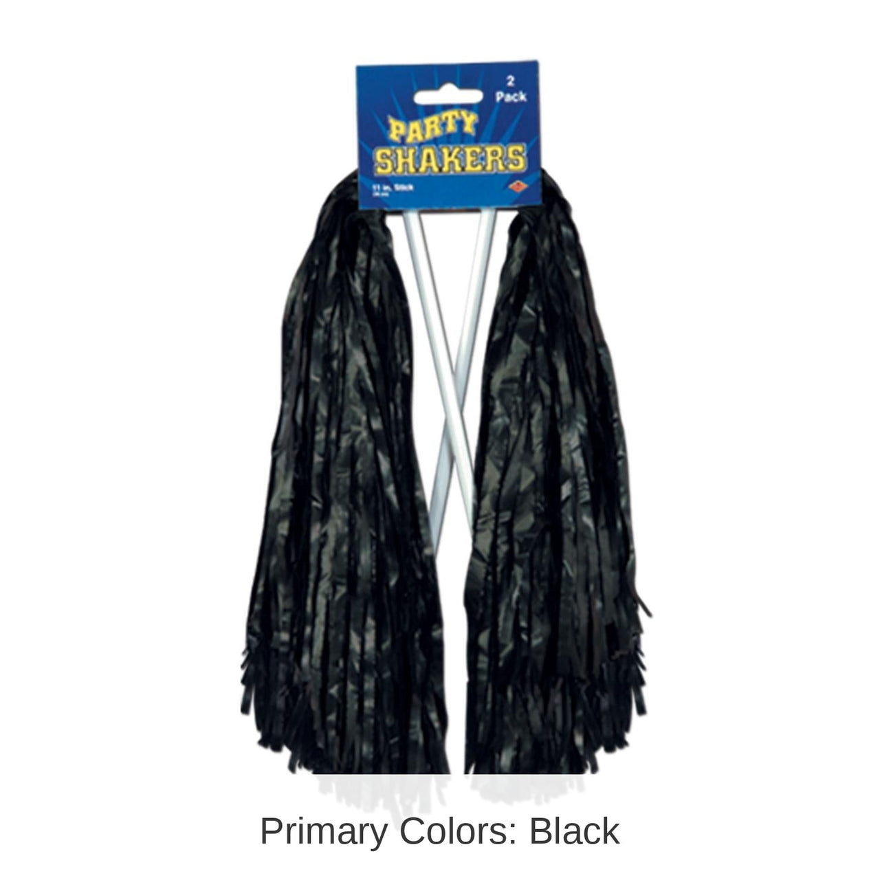 48 Pack Bulk Packaged Pom Poms black