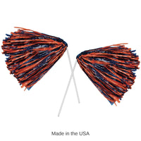 48 Pack Bulk Packaged Pom Poms blue/orange