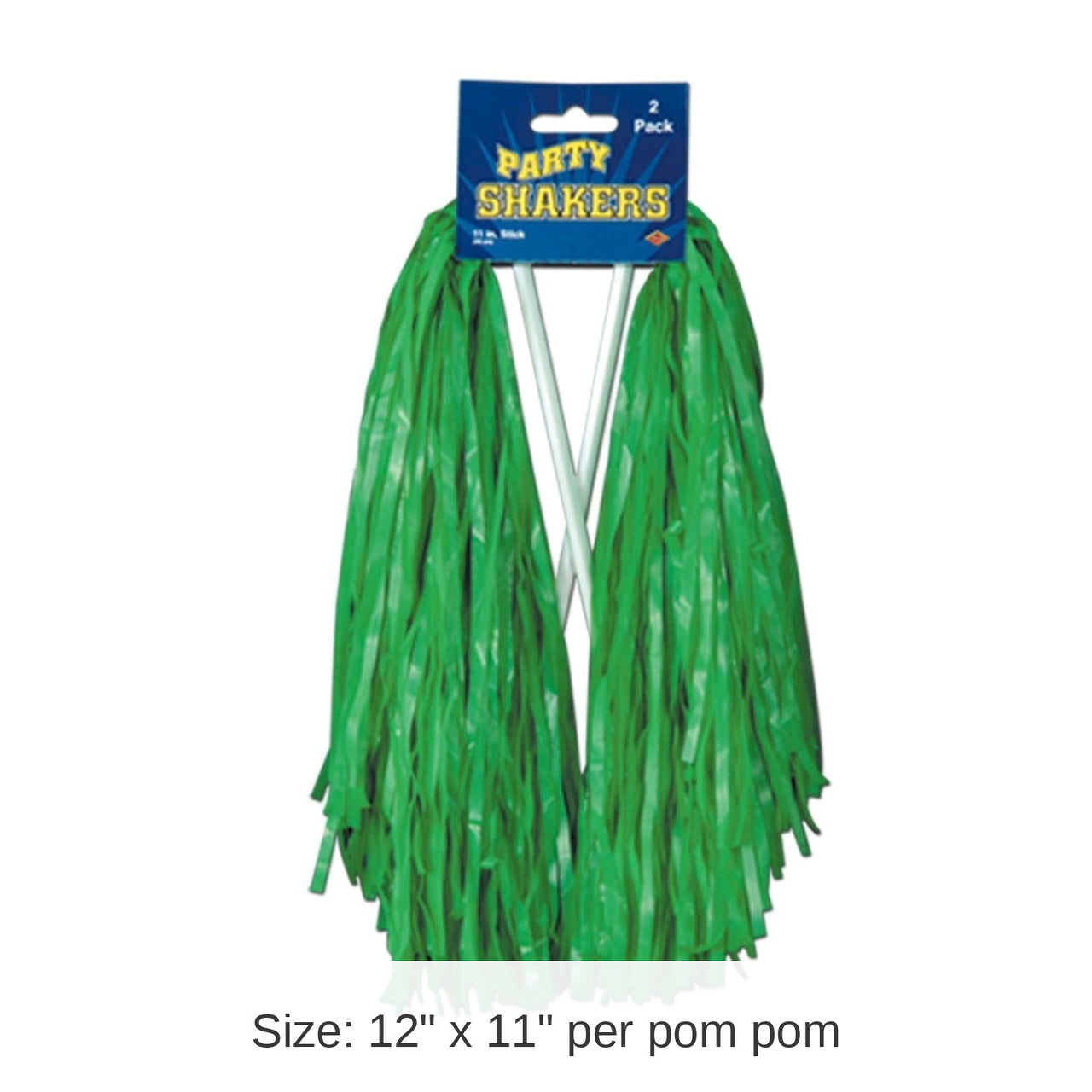 48 Pack Bulk Packaged Pom Poms green