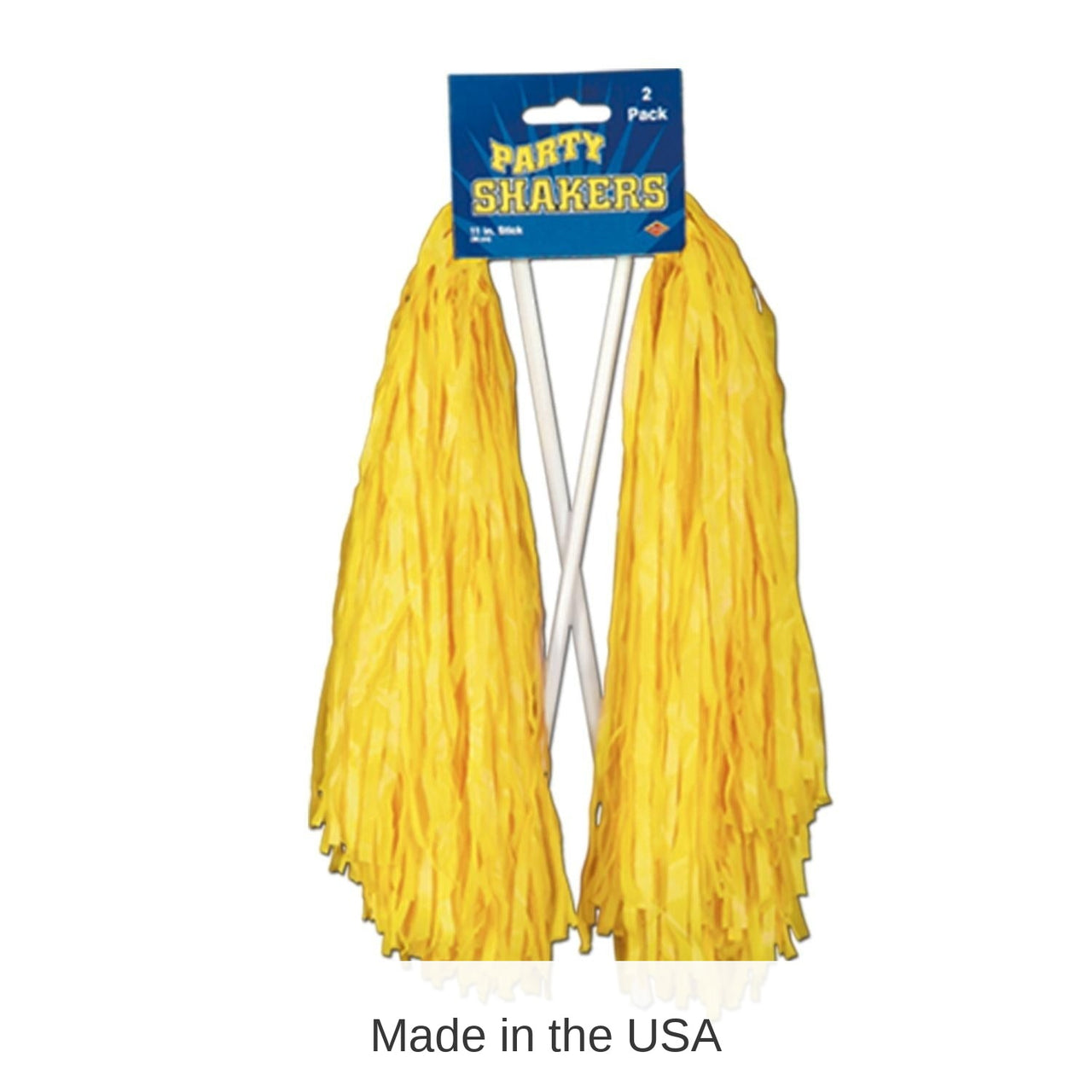 48 Pack Bulk Packaged Pom Poms golden-yellow