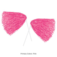 48 Pack Bulk Pink Poly Pom Poms 512 Strand