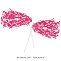 48 Pack Bulk Packaged Pom Poms red/white