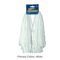48 Pack Bulk Packaged Party Pom Poms white