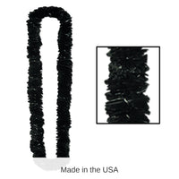 144 Pack Bulk Soft-Twist Poly Lei - black