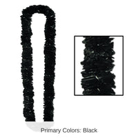 144 Pack Bulk Soft-Twist Poly Lei - black