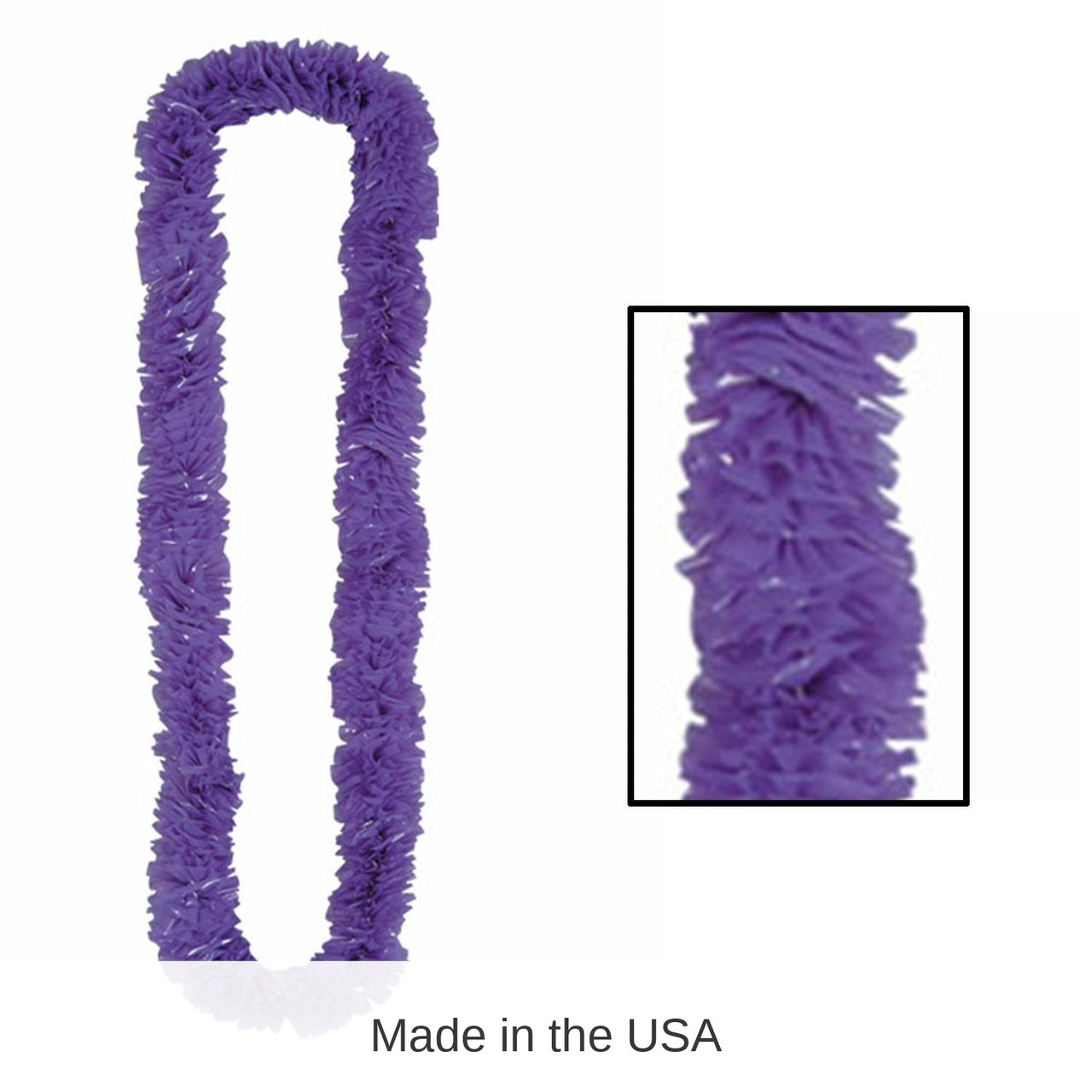 144 Pack Bulk Luau Party Soft-Twist Poly Leis - purple