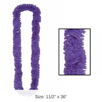 144 Pack Bulk Luau Party Soft-Twist Poly Leis - purple