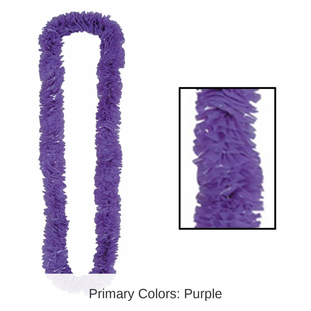 144 Pack Bulk Luau Party Soft-Twist Poly Leis - purple