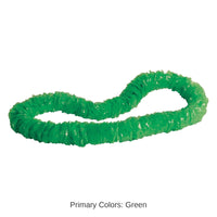 50 Pack Bulk Luau Party Green Soft-Twist Poly Leis
