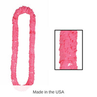 144 Pack Bulk Luau Party Soft-Twist Poly Leis - pink