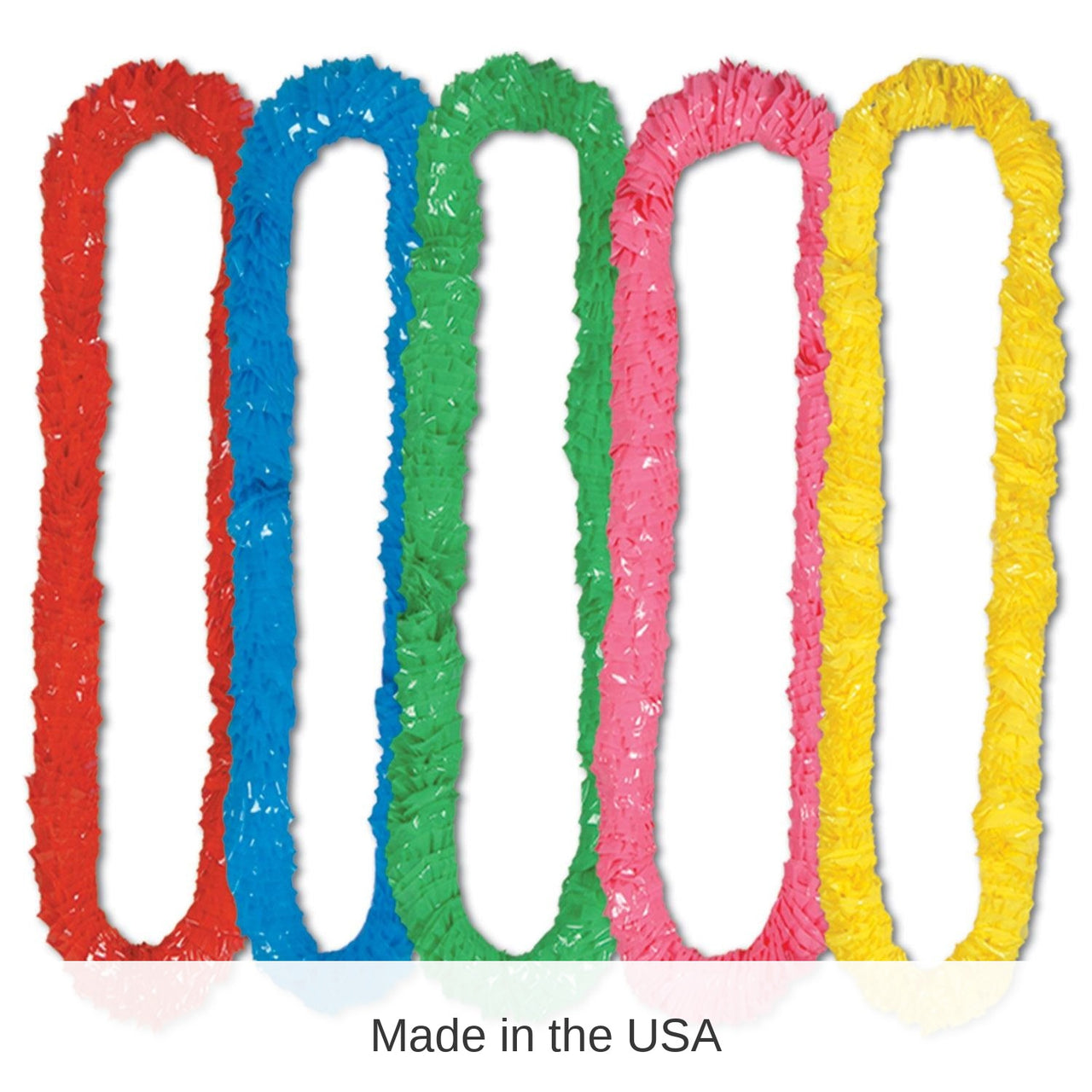 144 Pack Bulk Luau Party Soft-Twist Poly Leis, Asst colors