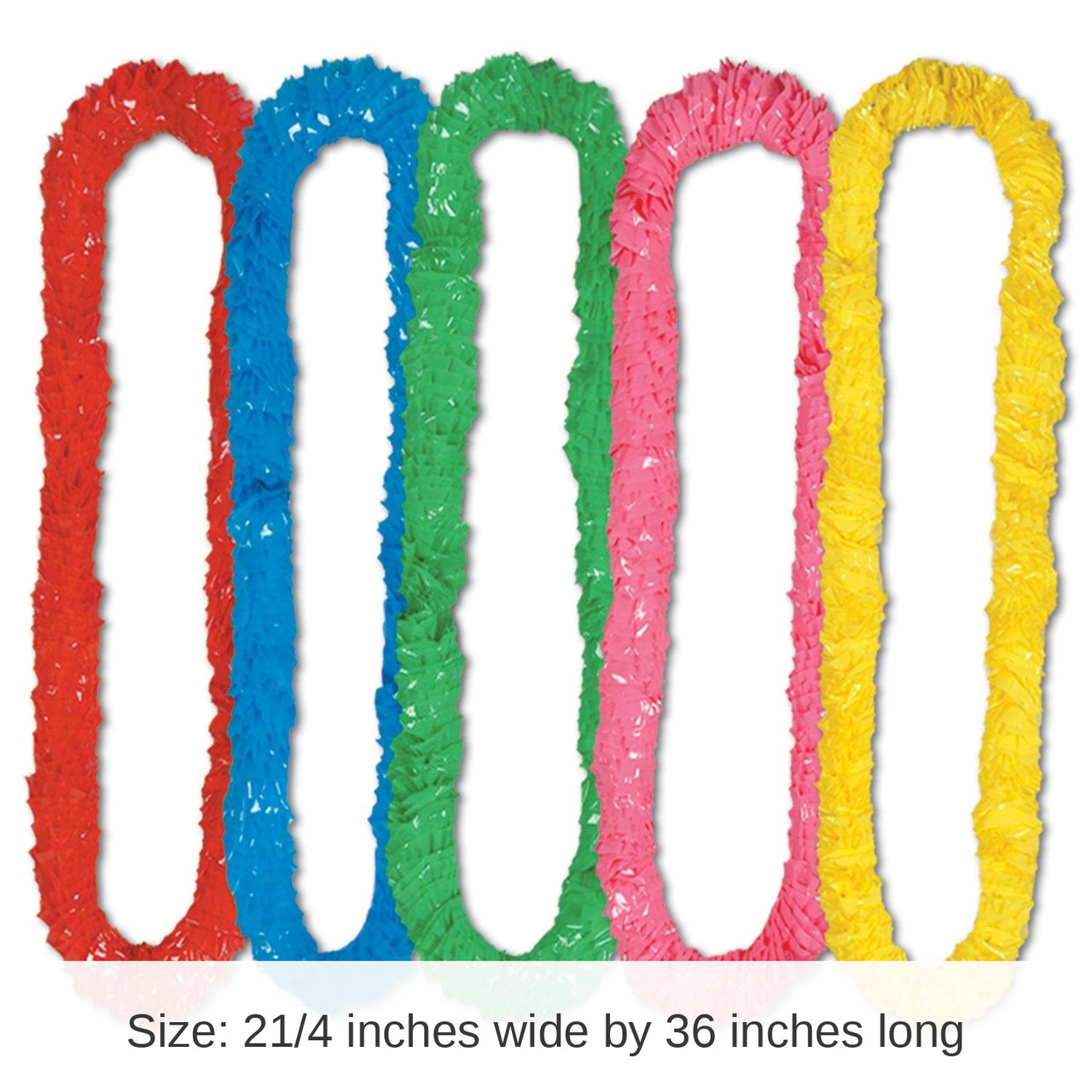 144 Pack Bulk Luau Party Soft-Twist Poly Leis, Asst colors