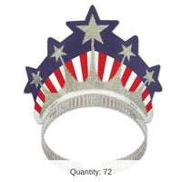 72 Pack Bulk Miss Liberty Tiara