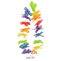 12 Pack Bulk Luau Party Rainbow Hawaiian Headband