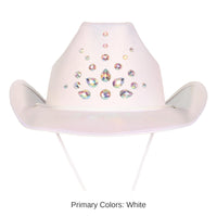 6 Pack Bulk Rhinestone Cowgirl Hat