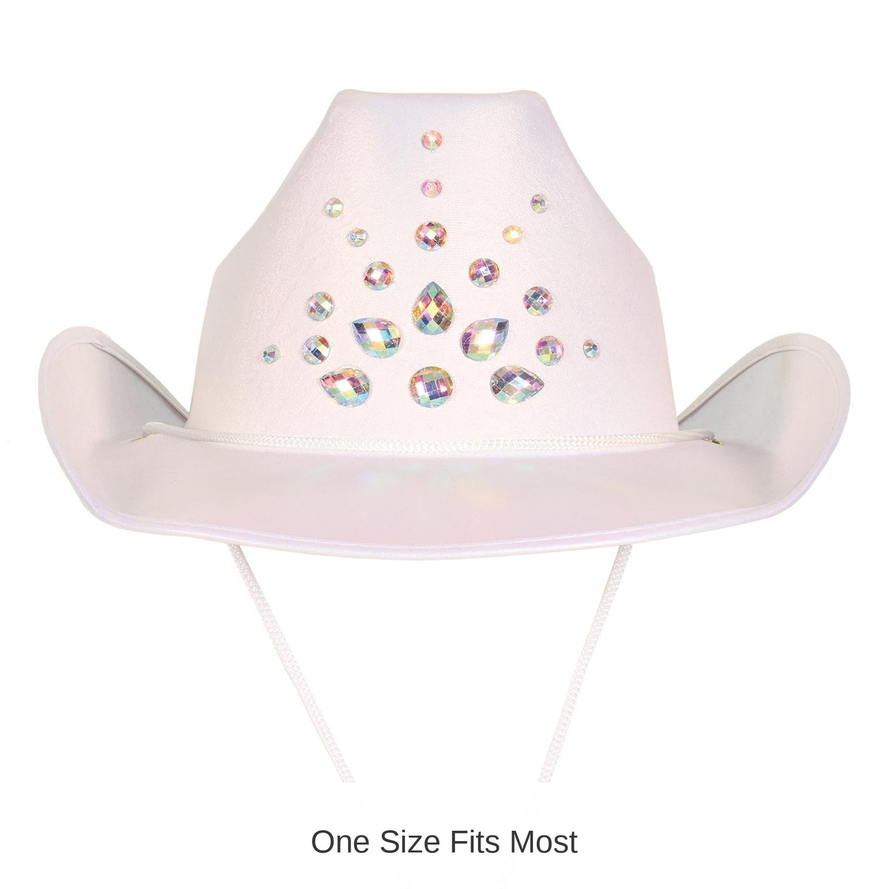 6 Pack Bulk Rhinestone Cowgirl Hat