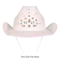 6 Pack Bulk Rhinestone Cowgirl Hat
