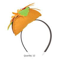 12 Pack Bulk Taco Headband