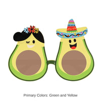 6 Pack Bulk Avocado Glasses