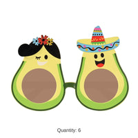 6 Pack Bulk Avocado Glasses