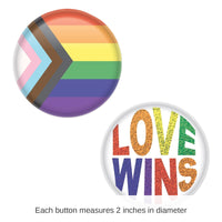 24 Pack Bulk Pride Buttons