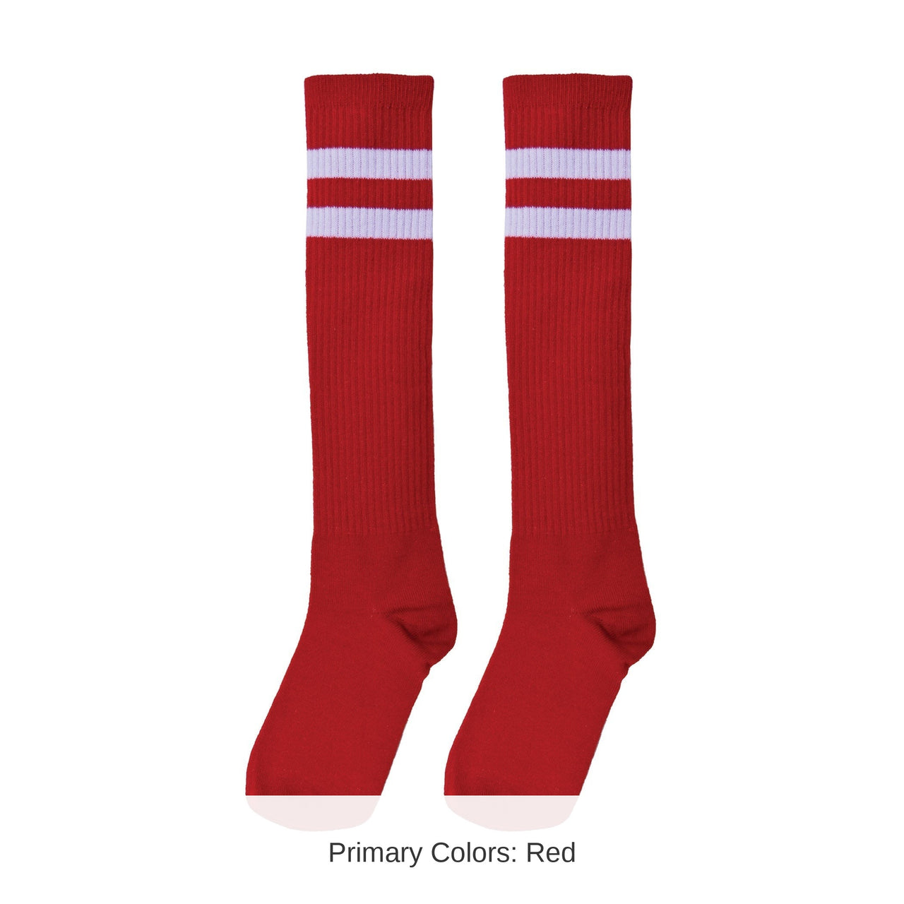 12 Pack Bulk Red Knee Socks Spirit, School & Halloween Fun