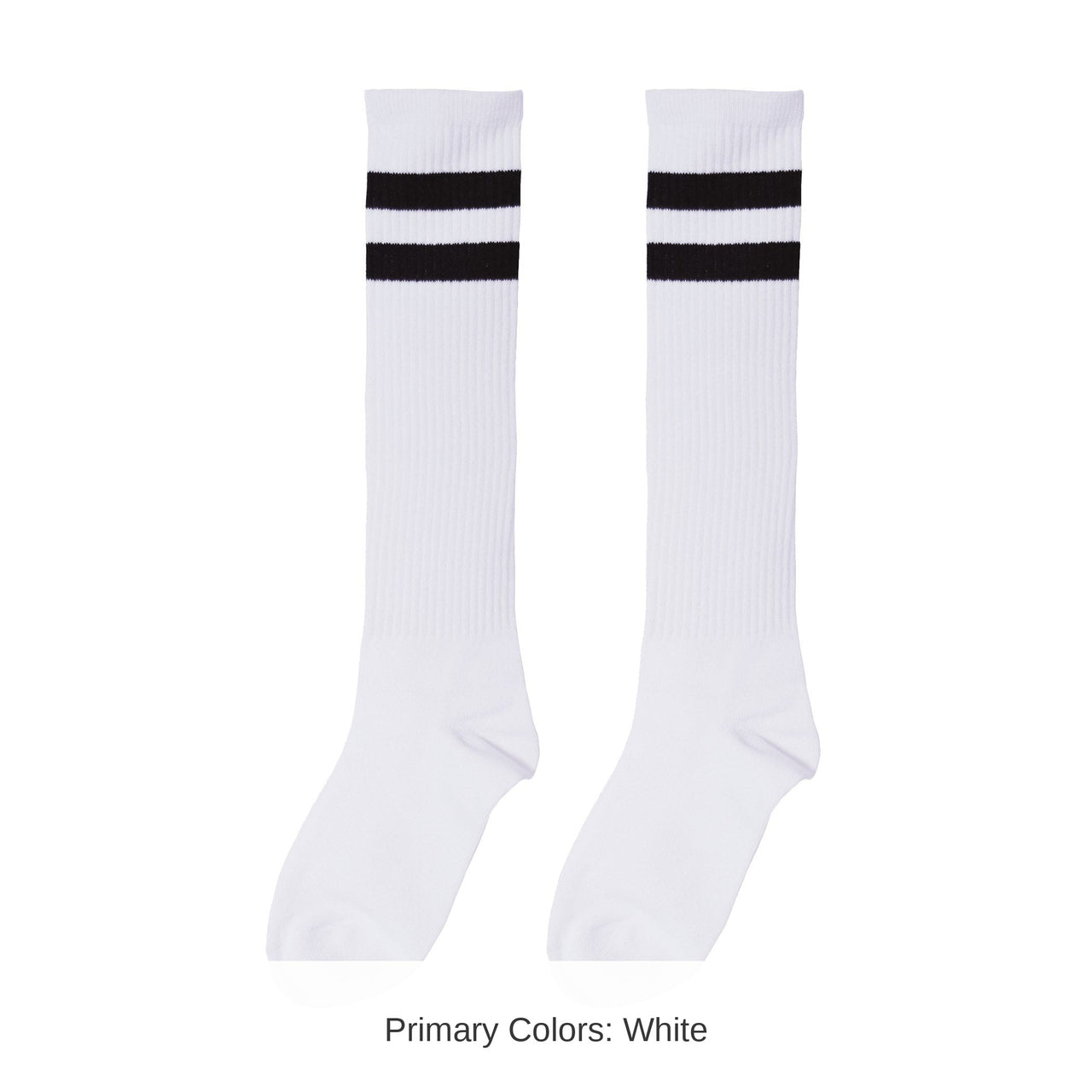 12 Pack Bulk White Knee Socks One Size Fits Most