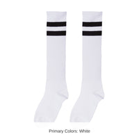 12 Pack Bulk White Knee Socks One Size Fits Most