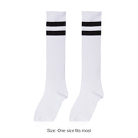 12 Pack Bulk White Knee Socks One Size Fits Most