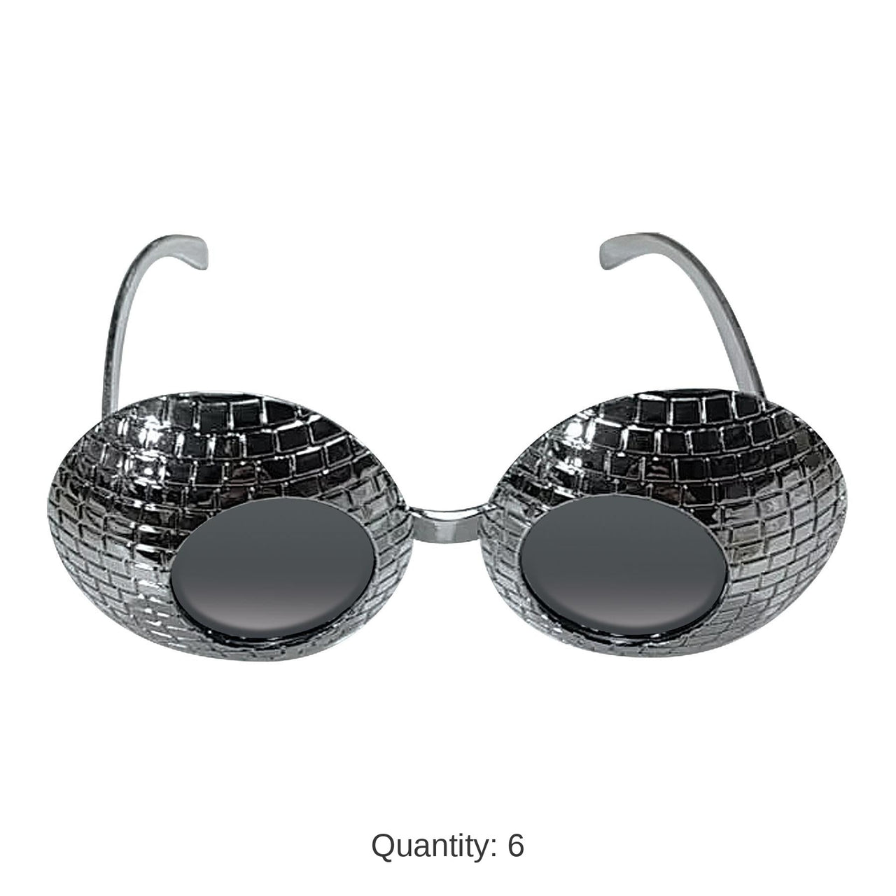 6 Pack Bulk Disco Ball Glasses