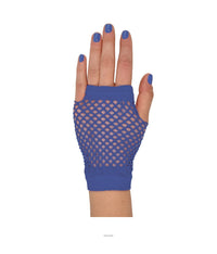 12 Pack Bulk Blue Fishnet Gloves One Size Fits Most