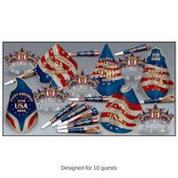 Semiquincentennial Patriotic Party Assortment for 10