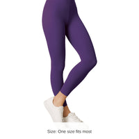 12 Pack Bulk Purple Adult Footless Tights One Size Fits Most