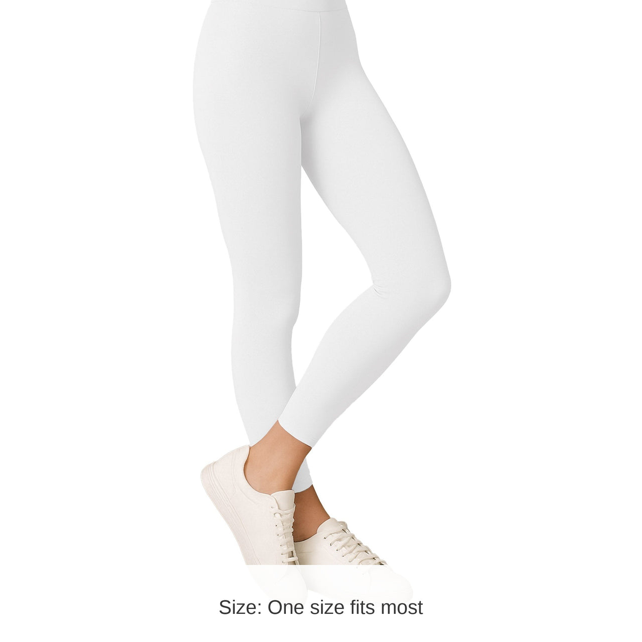 12 Pack Bulk White Adult Footless Tights One Size Fits Most