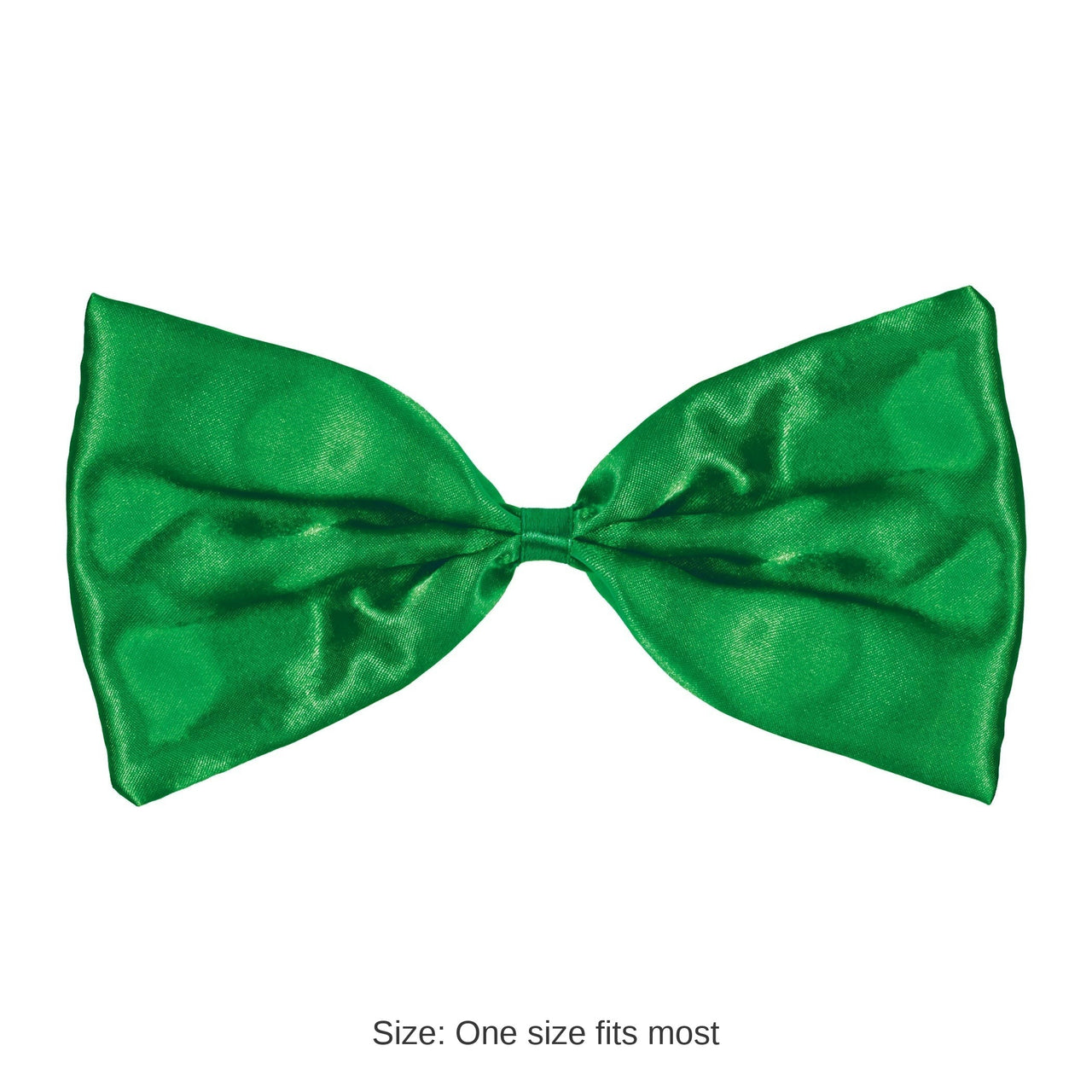 12 Pack Bulk Green Bow Tie One Size Fits Most with Elastic