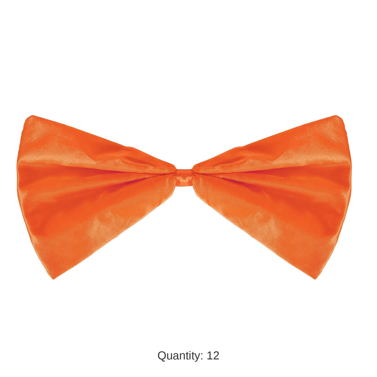12 Pack Bulk Orange Bow Tie One Size Fits Most School Spirit